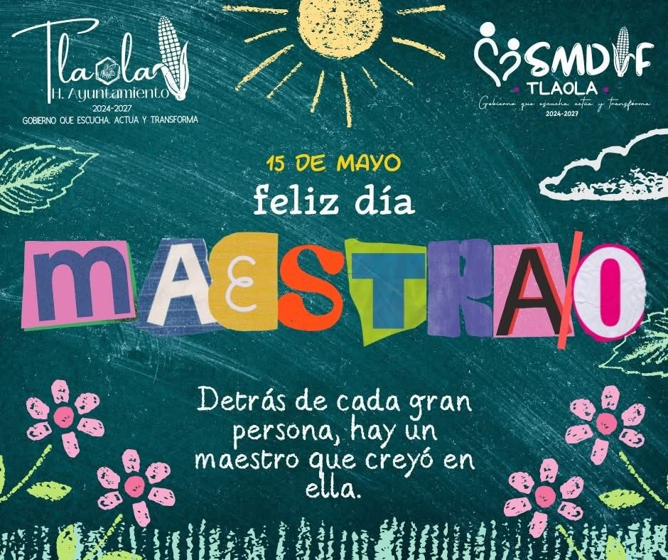 ¡Feliz Día Maestra! ¡Feliz Día Maestro!